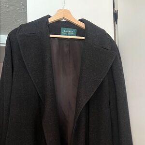 Lauren Ralph Lauren Charcoal Overcoat